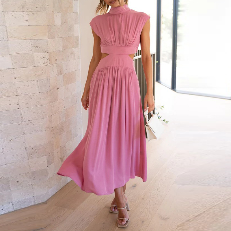 Juni | Damen Lang Elegantes Maxikjole