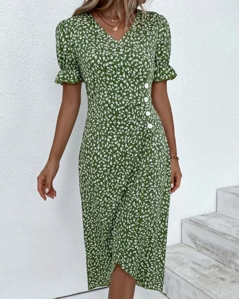 Evie | Blomsterprint Damekjole