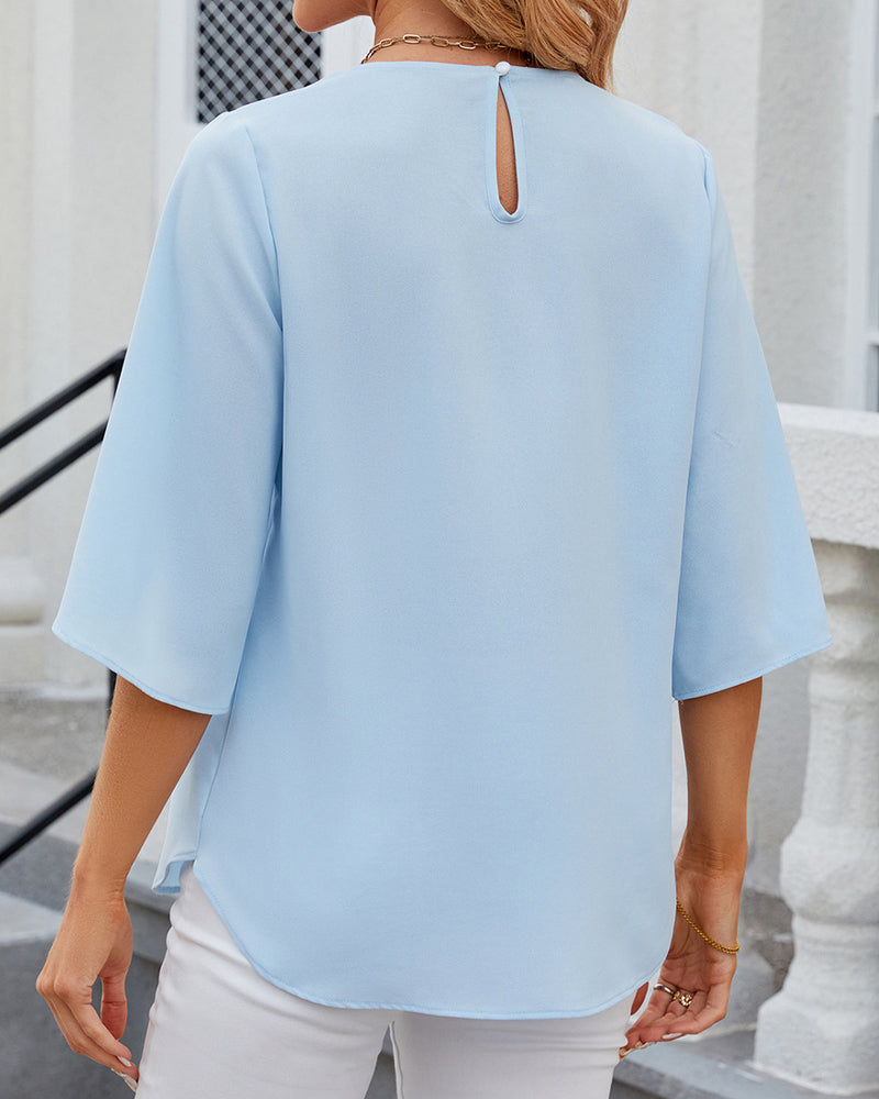 Lidia | Elegant halvarmet topp for damer