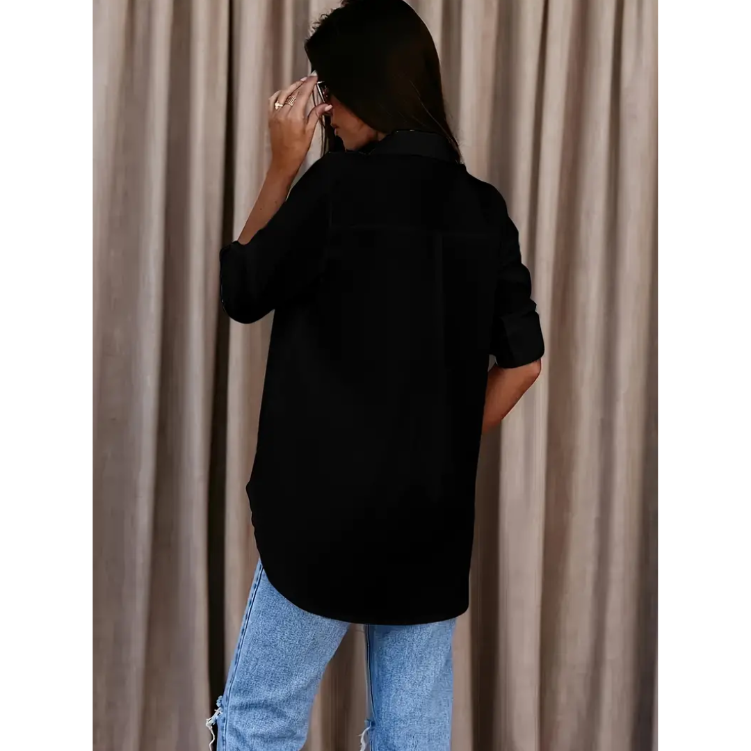 Salena | Dame Elegant Bluse | Langermet