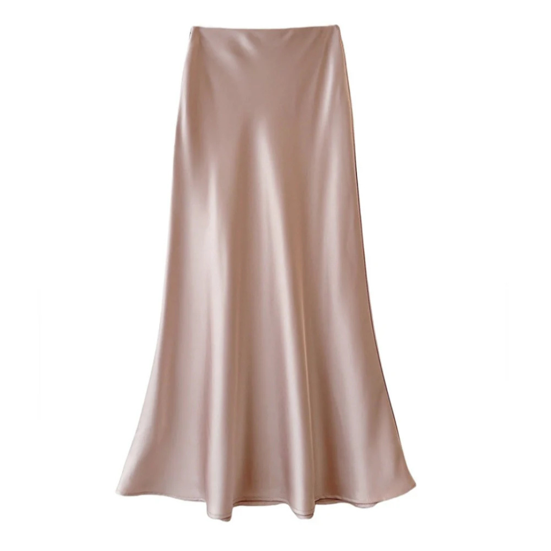Damen Elegant A-Linje Skjørt | Høy Midje