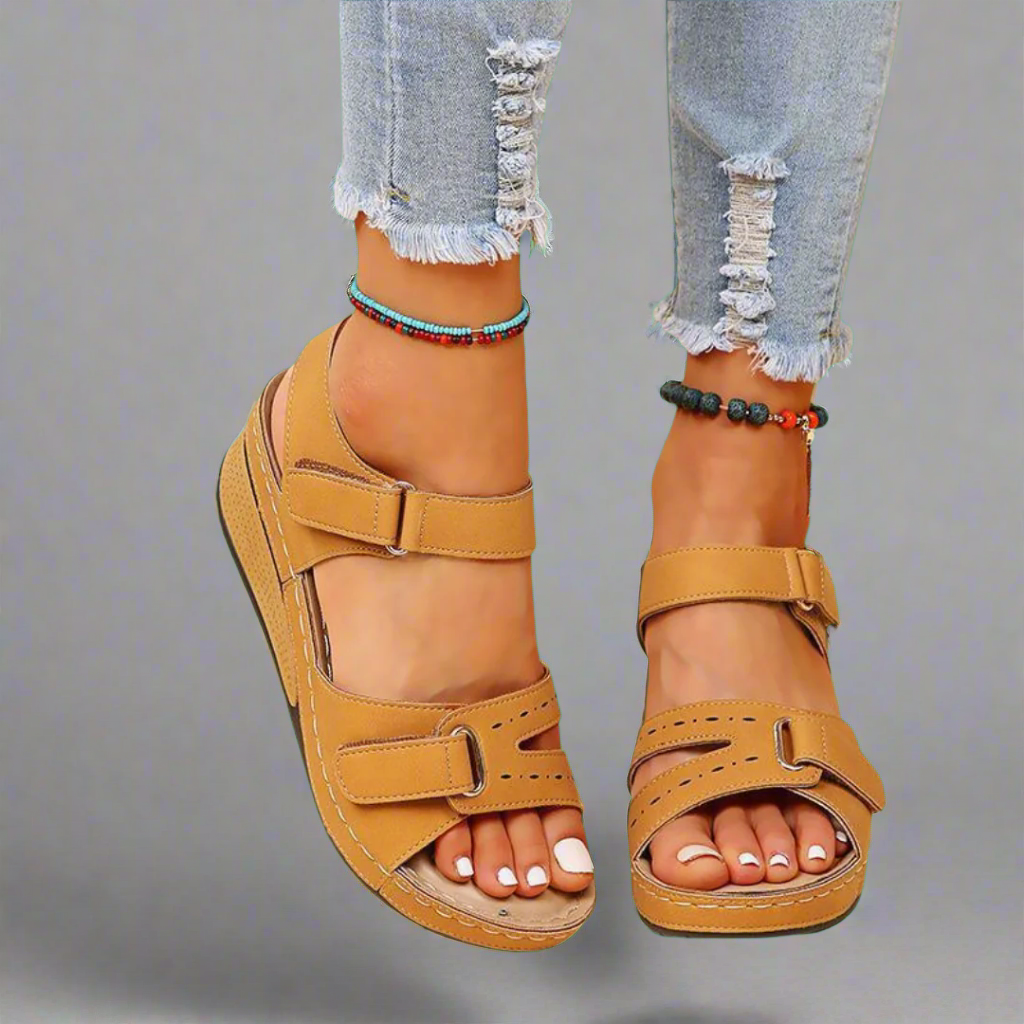 Gudula | Elegante Ortopediske Sandaler av Mykt Materiale