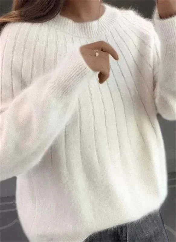 Chanty | Fluffy strikkegenser for damer
