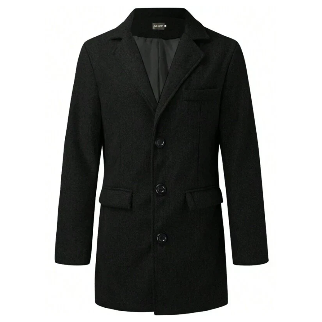 Jorikenit | Herre Vinter Trench Frakk | Lang