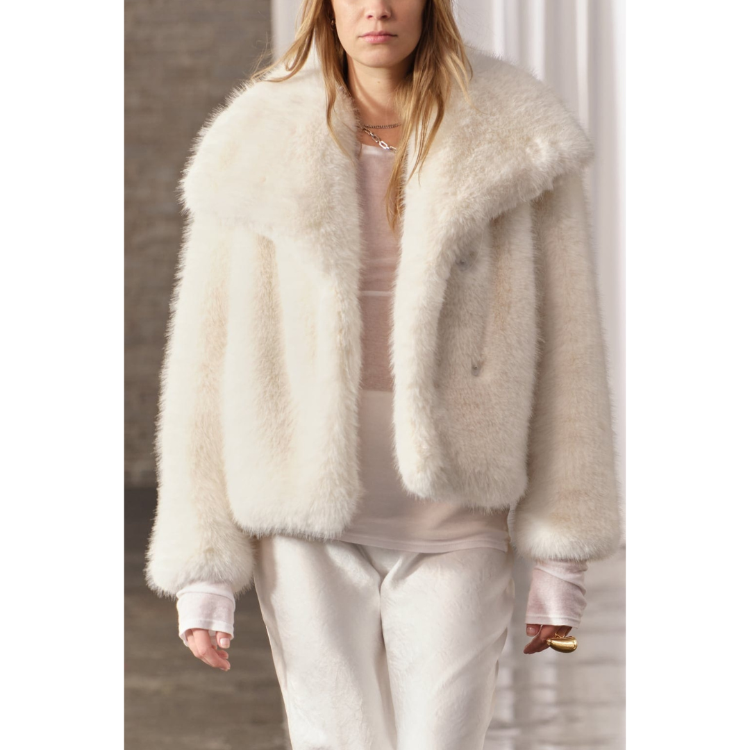 Damen Varm Vinter Korte Kåpe | Elegant