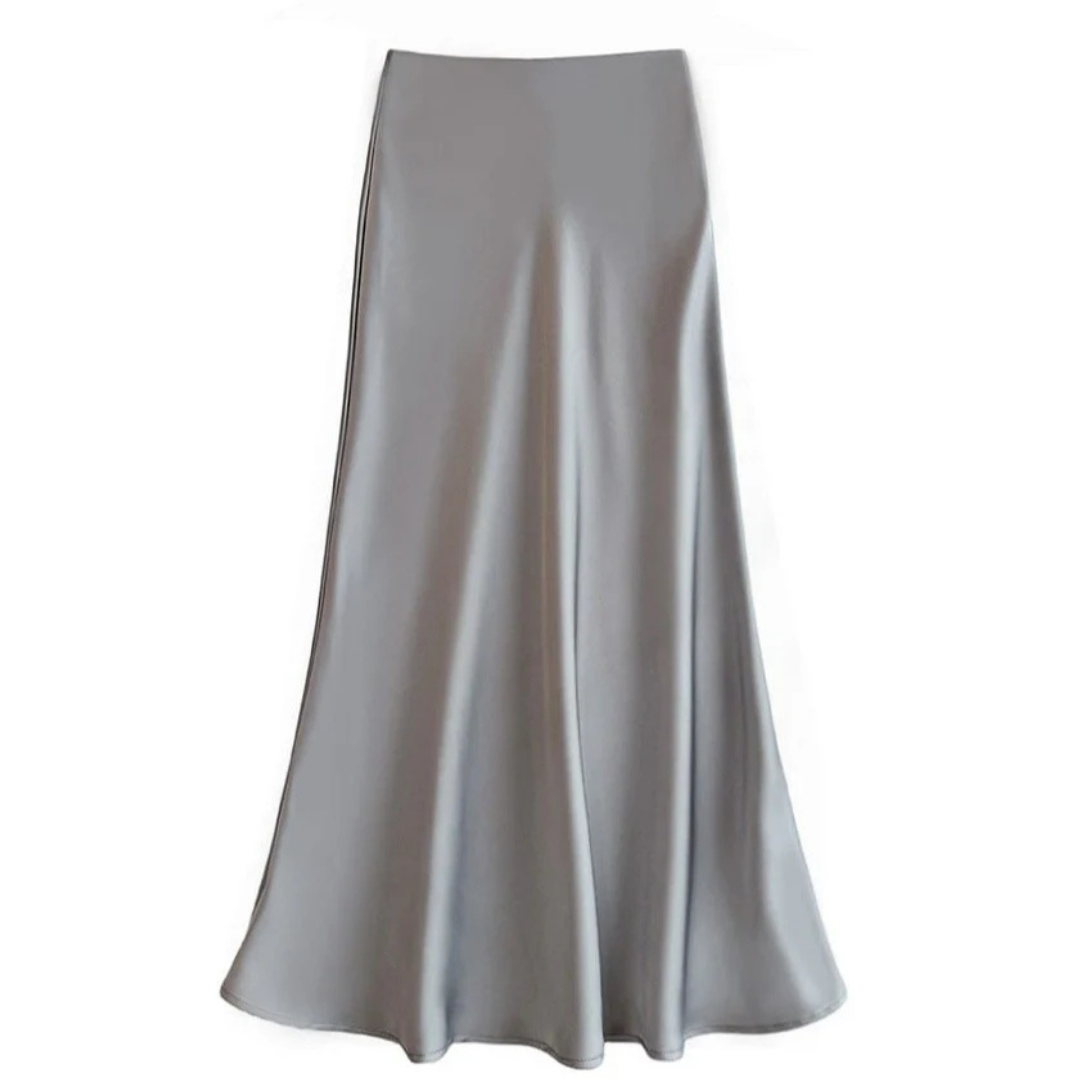 Damen Elegant A-Linje Skjørt | Høy Midje