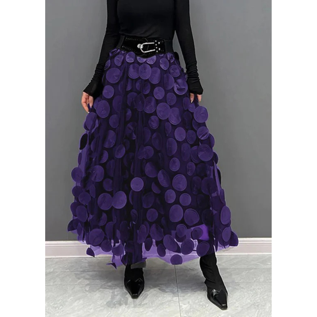 Damen A-Linje Midi Skjørt | Elegant