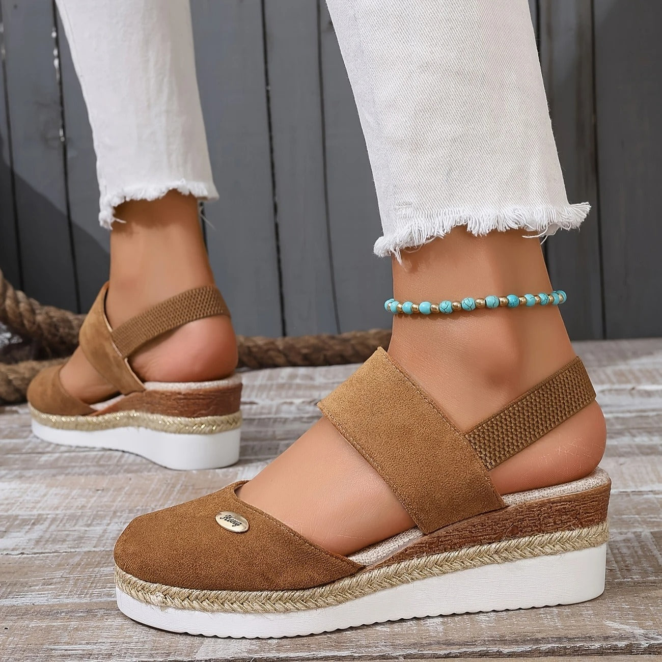 Antonia | Ortopediske Sandaler med Platå, Ventilerende og Avslappende