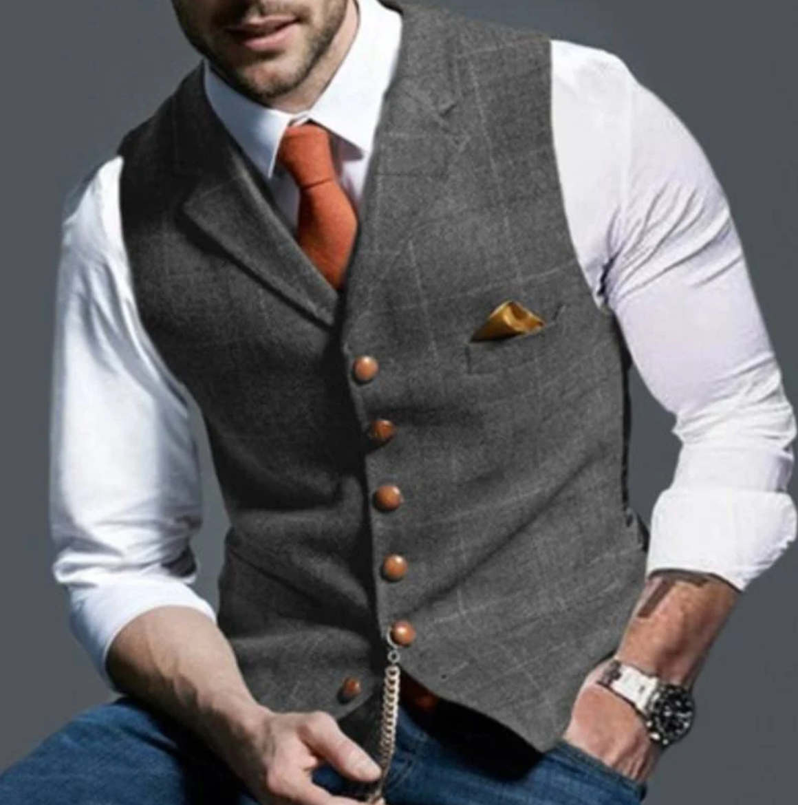 Ozymandias | Herre Vintage Vest