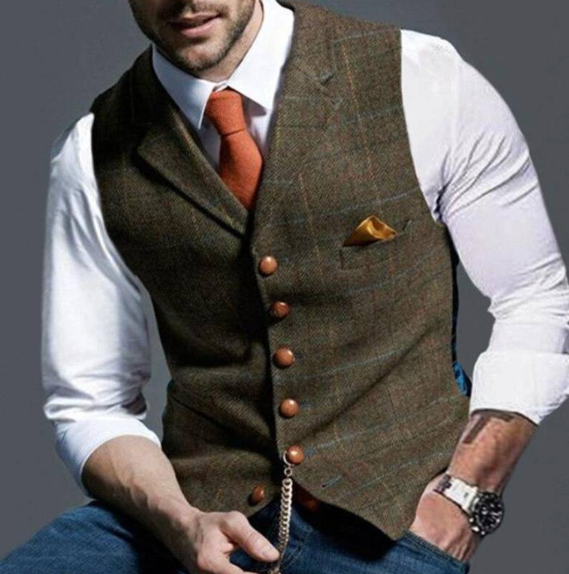 Ozymandias | Herre Vintage Vest