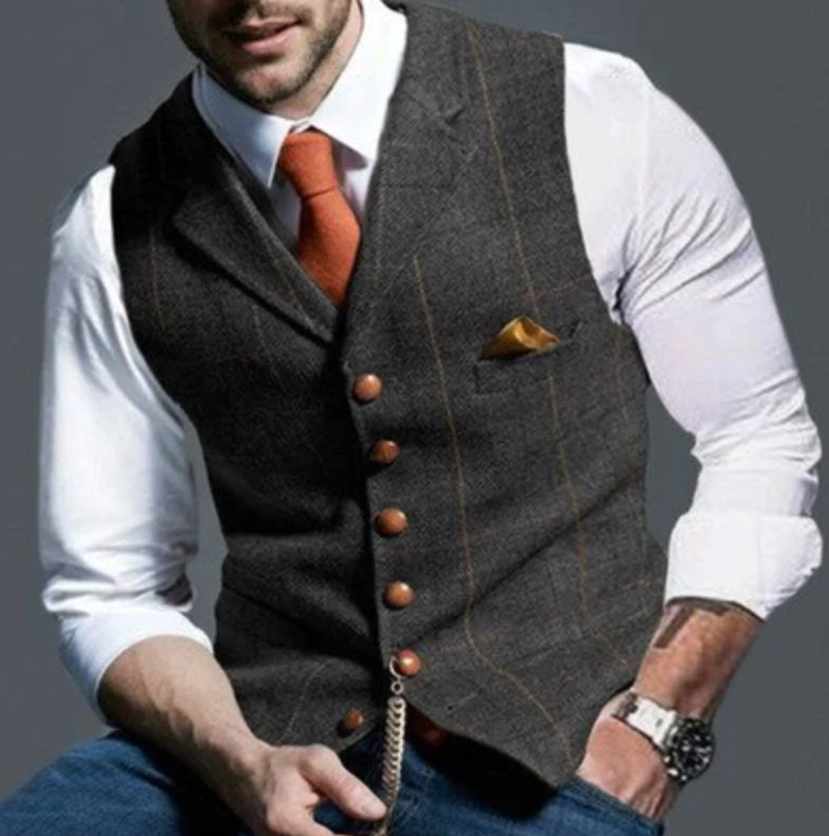 Ozymandias | Herre Vintage Vest