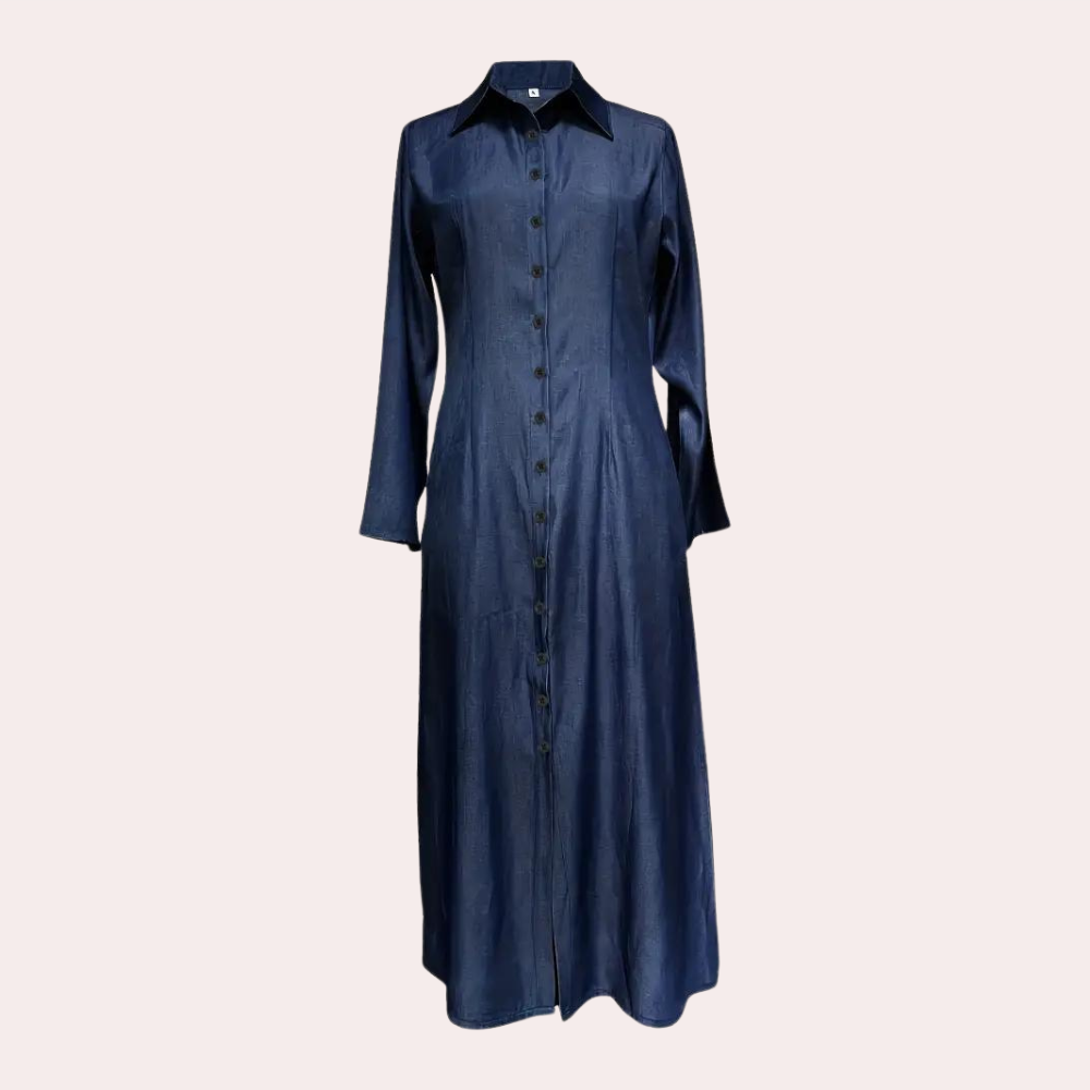 Birgitten | Dame Skjortekjole | Maxi