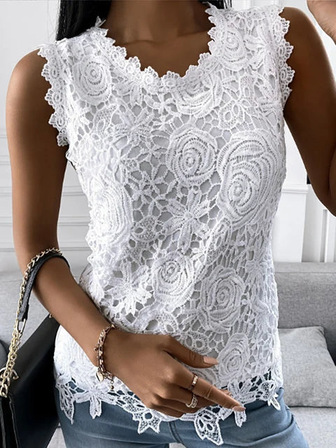 Elise | Vintage-Dame-Top