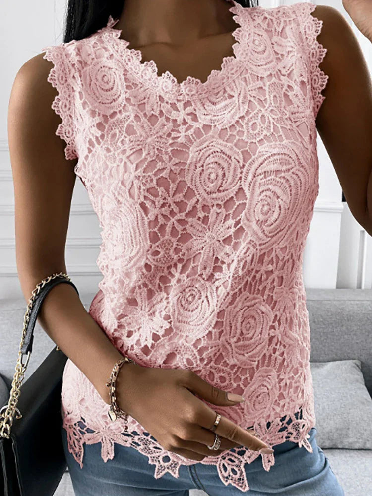 Elise | Vintage-Dame-Top