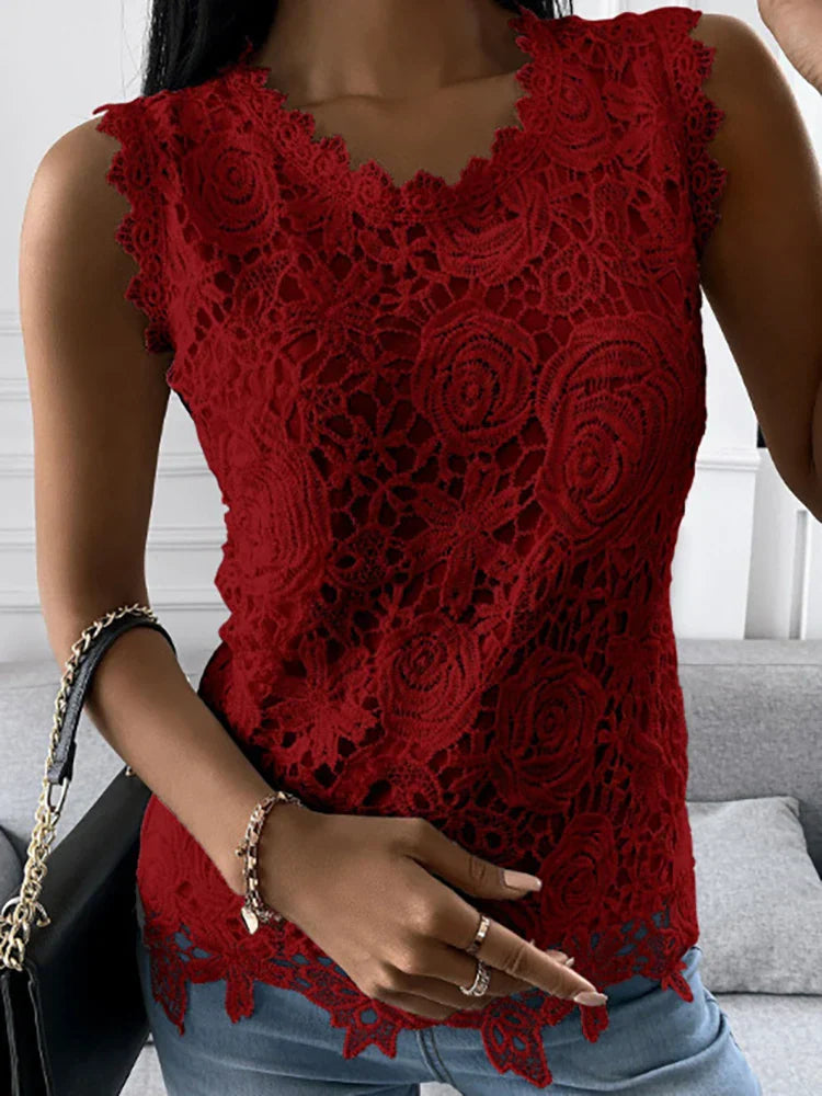 Elise | Vintage-Dame-Top