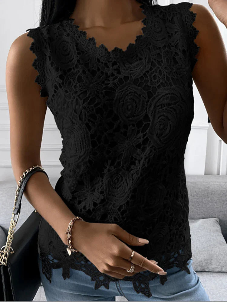 Elise | Vintage-Dame-Top
