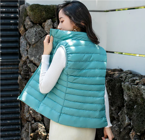 Leontine | Dame Ermeløs Vest | Vinter