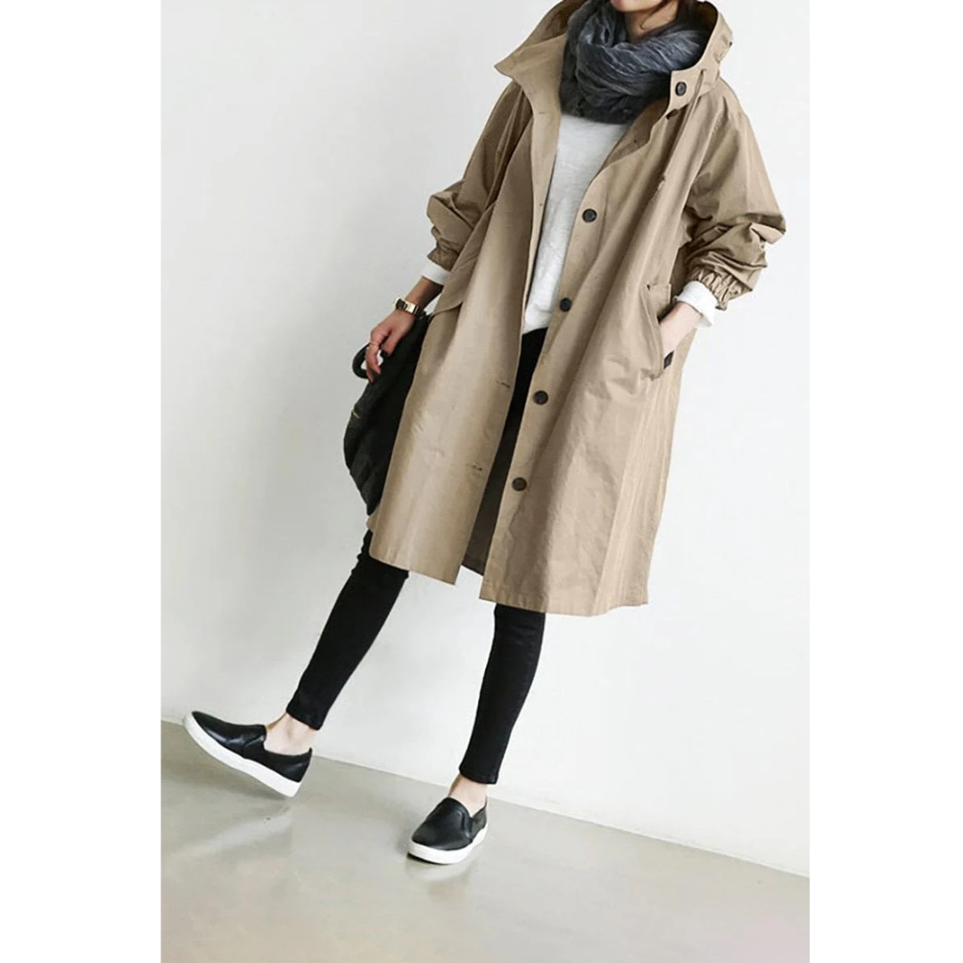 Dame Vanntett Trench Mantel | Lang
