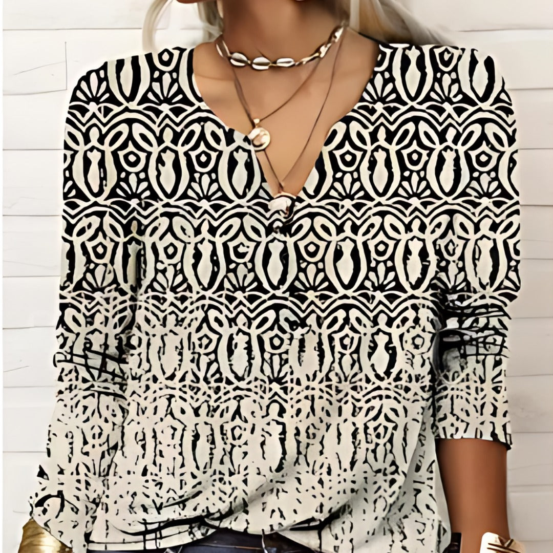 Christanin | Dame Behagelig Bluse | Vintage