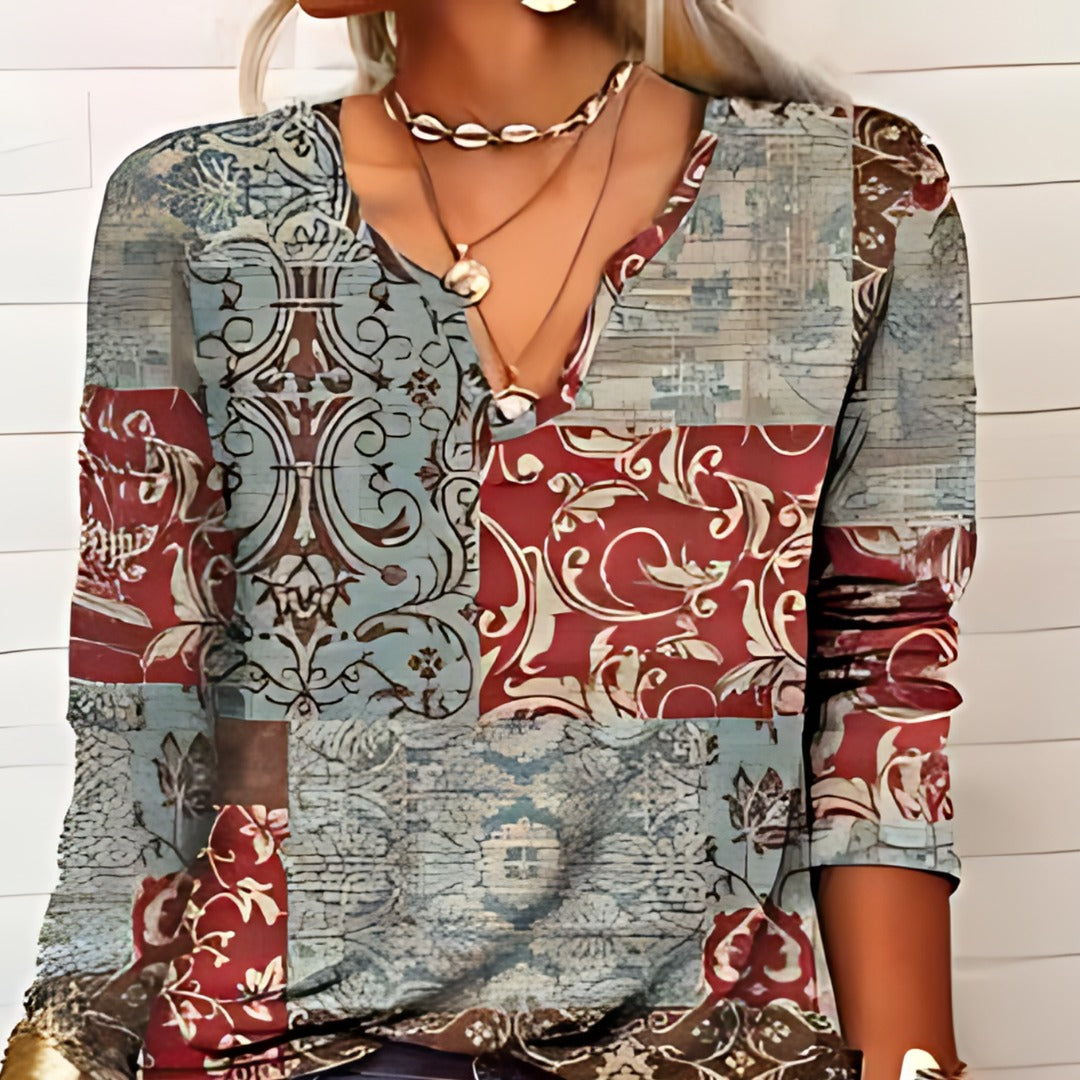 Christanin | Dame Behagelig Bluse | Vintage