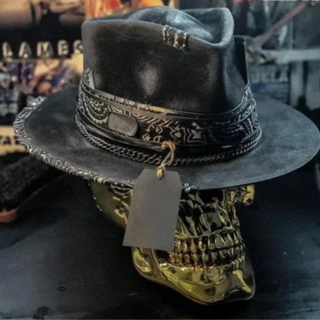 Herre Artisan Hodeskalle Hatt | Svart