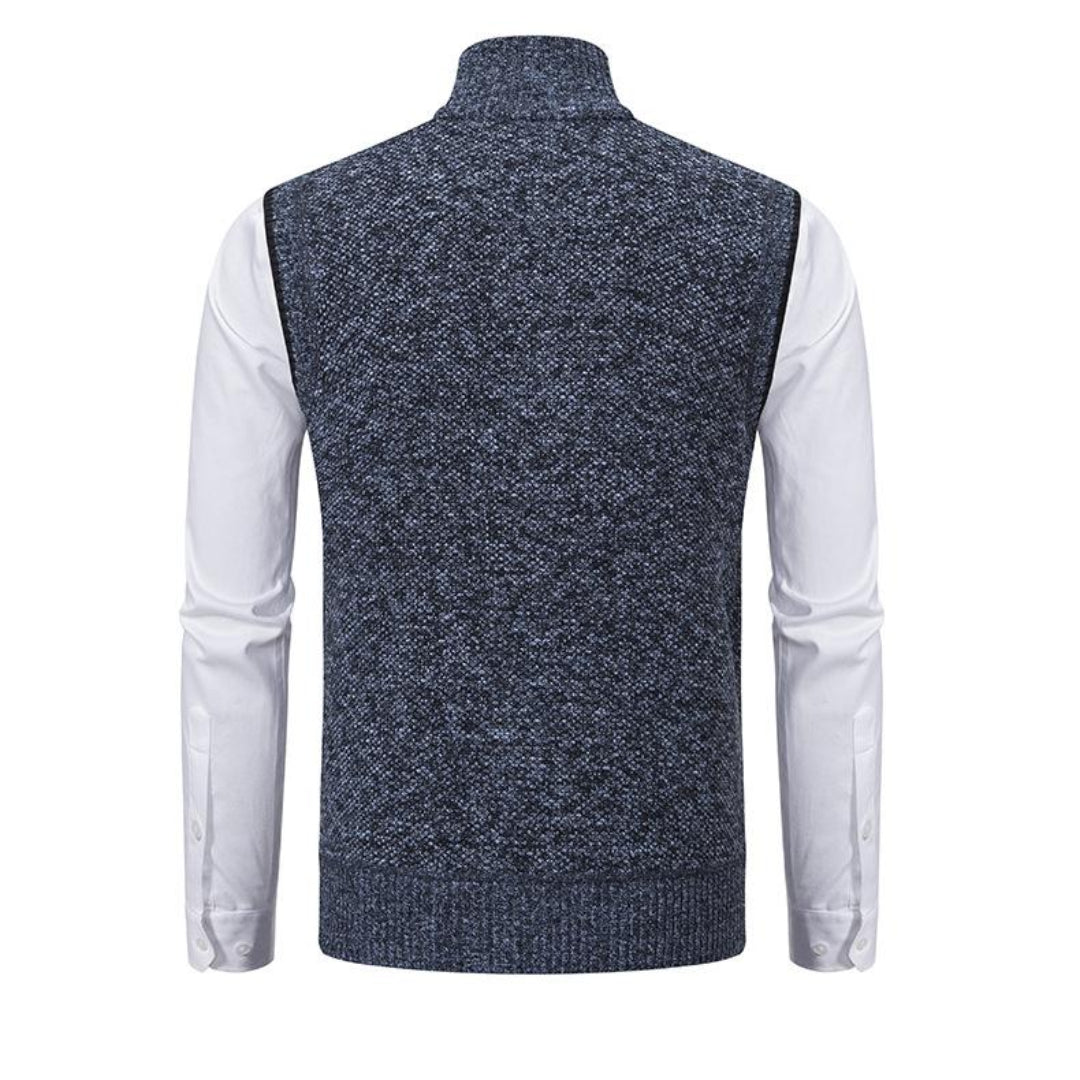 Kellan | Herre Strikket Vest | Uten Ermer