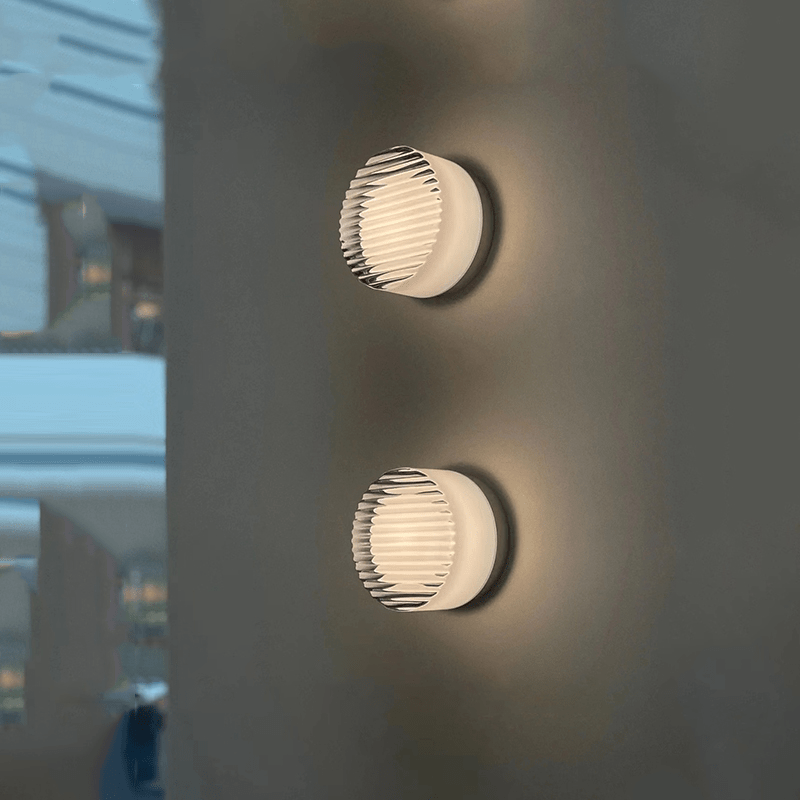 Cristallin Moderne Runde Vegglampe