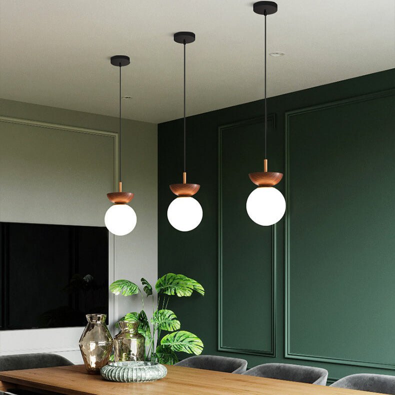Glowara Log Japansk Taklampe