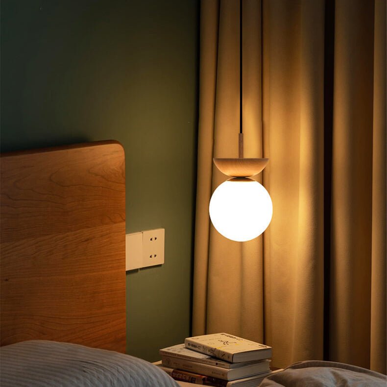 Glowara Log Japansk Taklampe