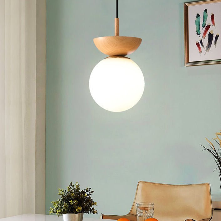 Glowara Log Japansk Taklampe