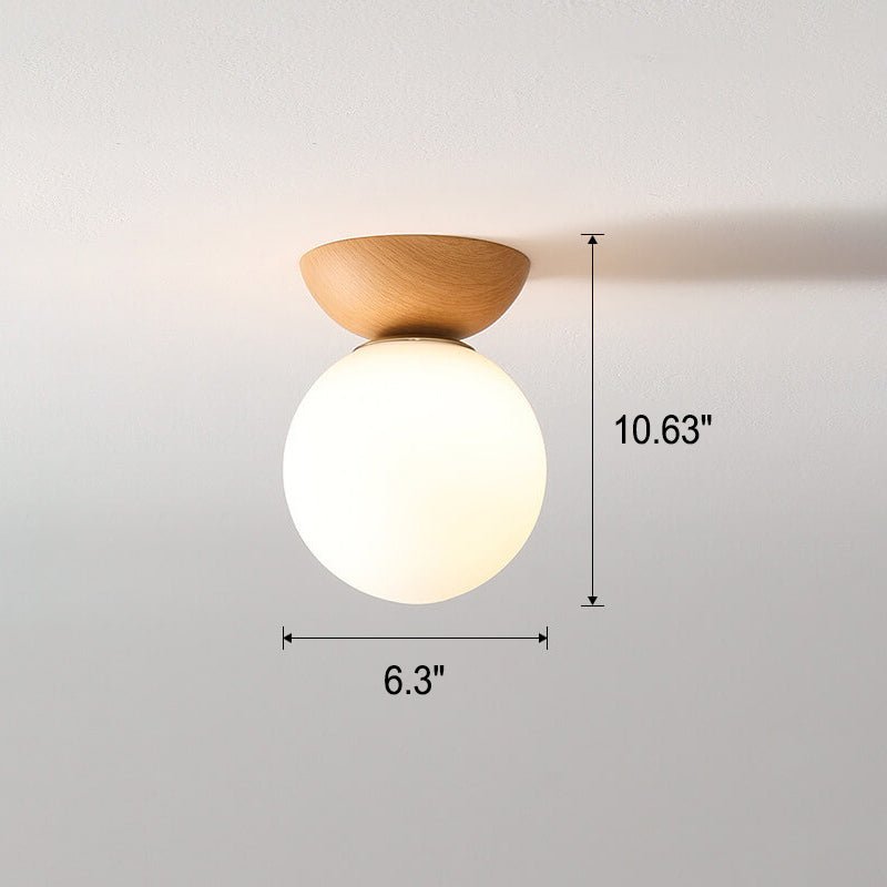 Glowara Log Japansk Taklampe