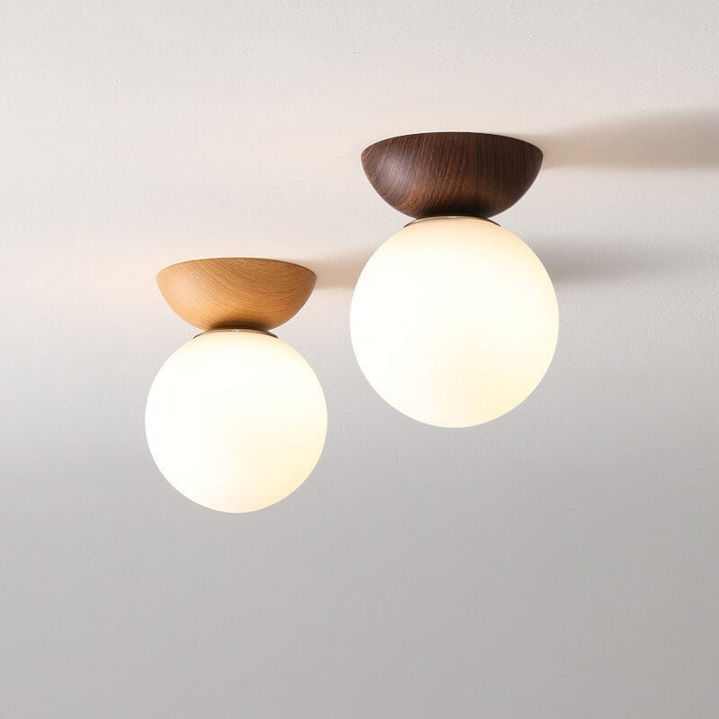 Glowara Log Japansk Taklampe