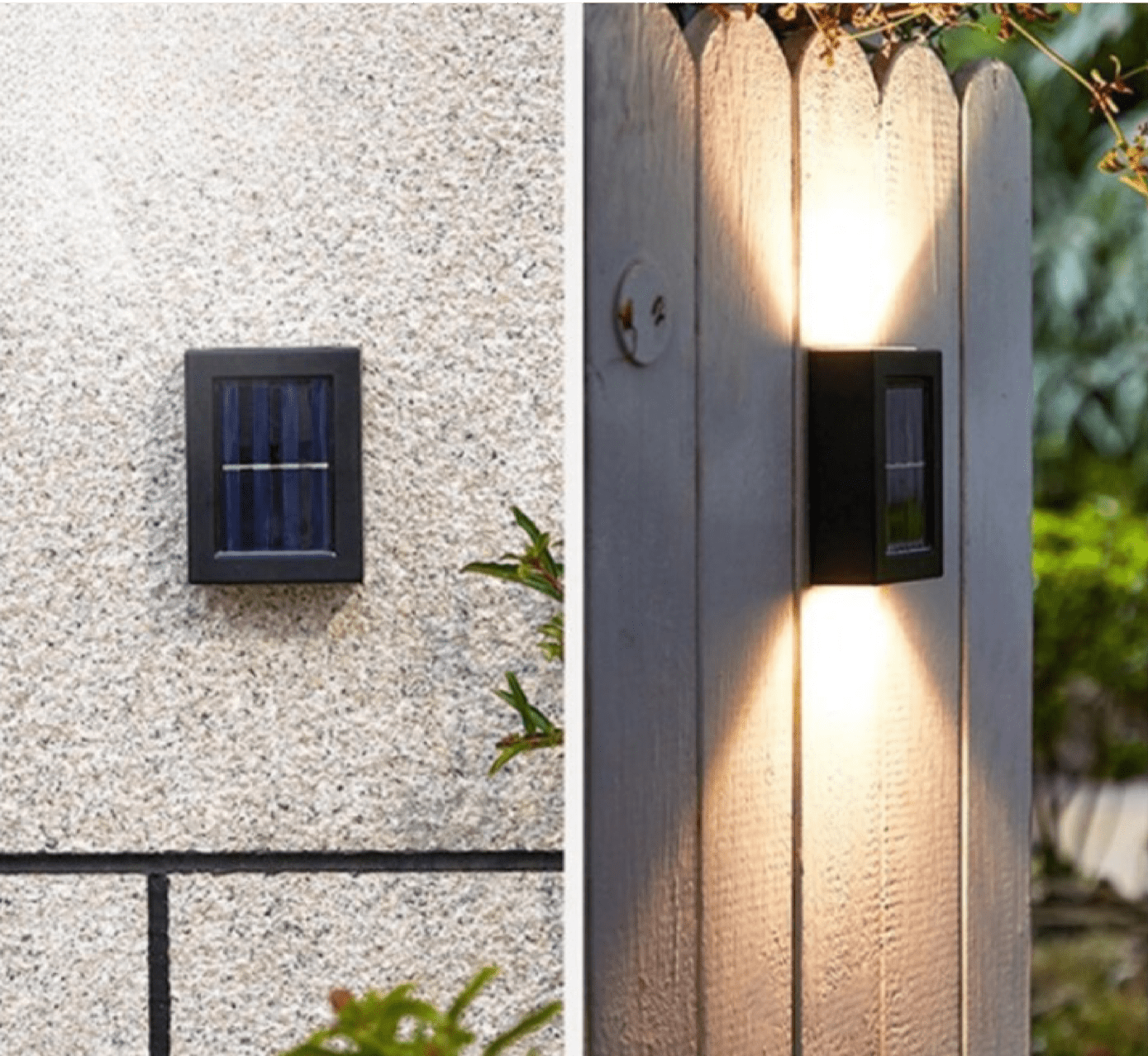 Lightburst Solar LED Utendørsvegglampe