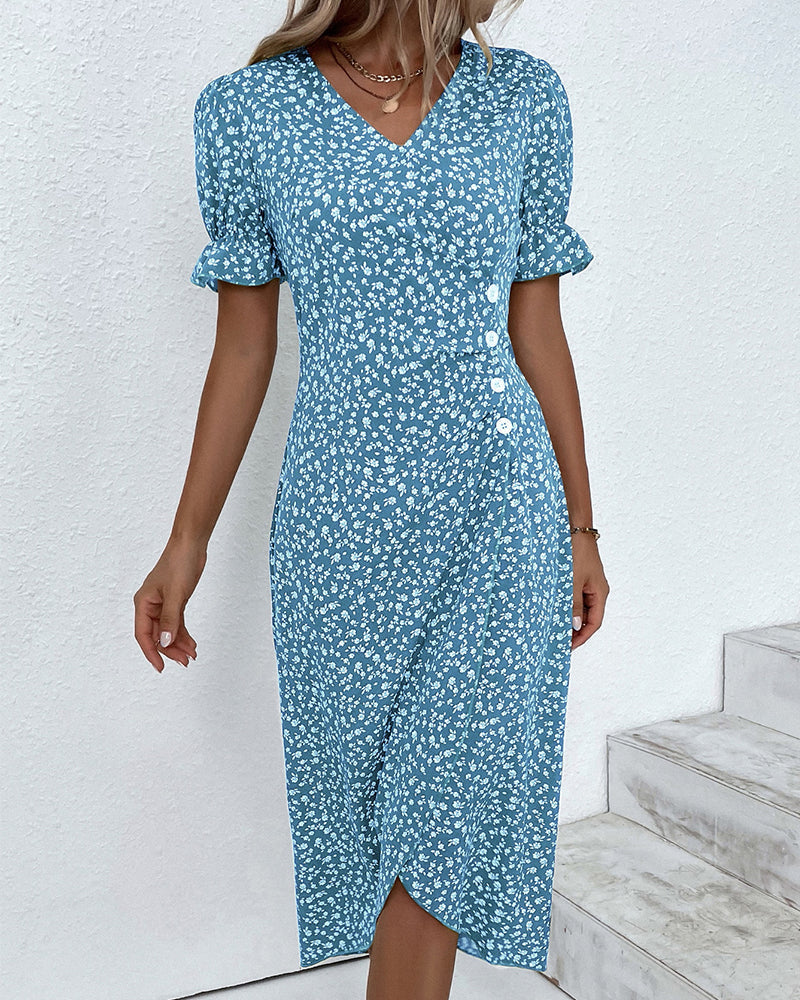 Evie | Blomsterprint Damekjole