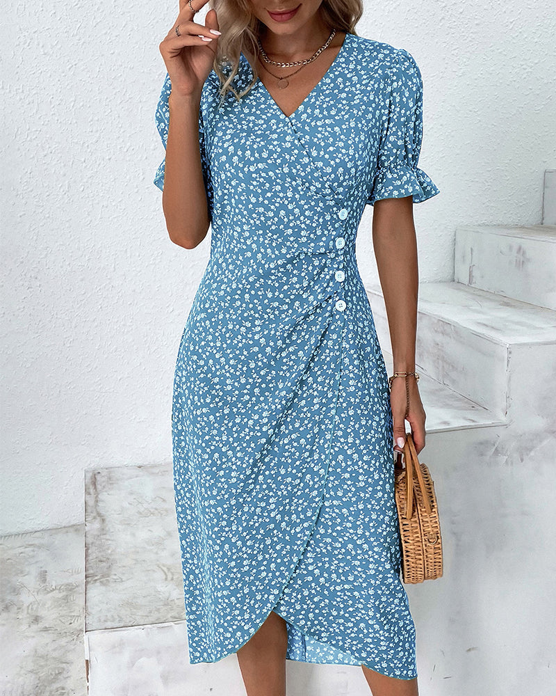 Evie | Blomsterprint Damekjole