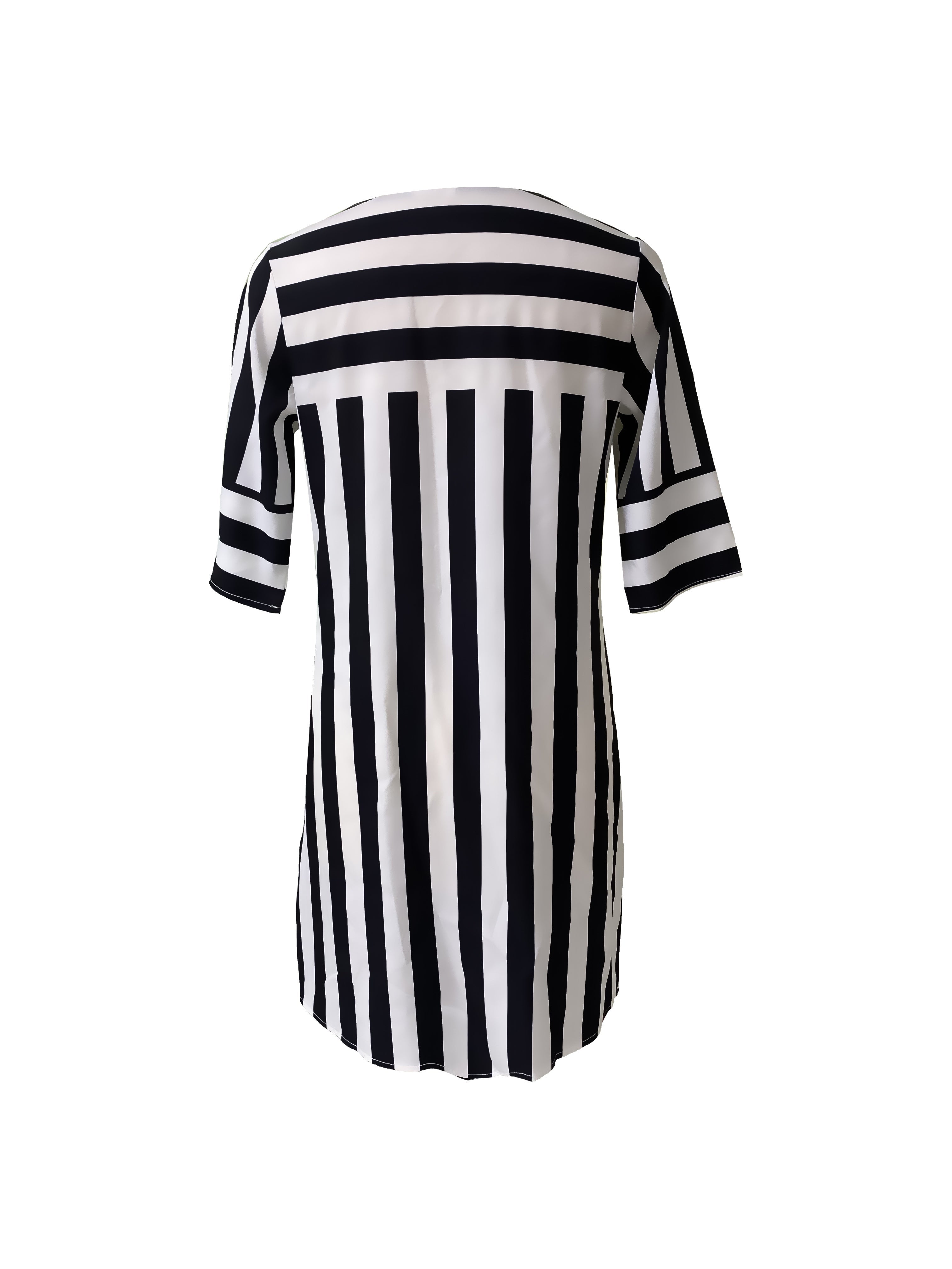 Pearlie | Elegant kjole med stripemønster for damer