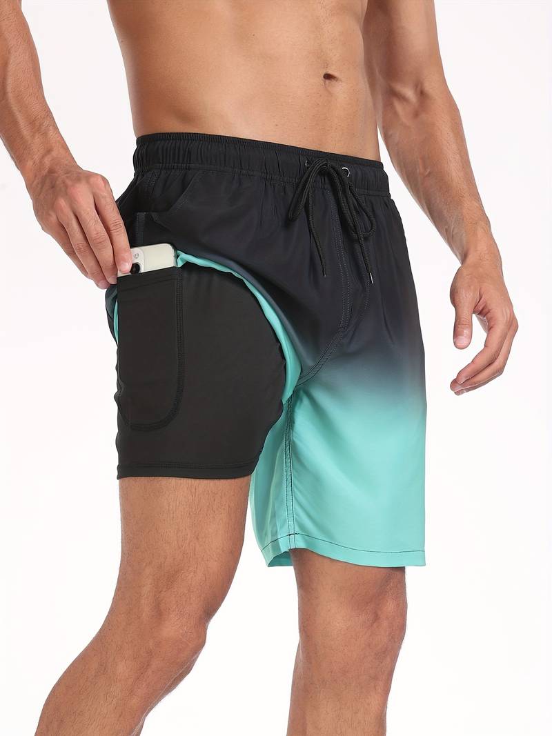 Lawrencius | Herre strandshorts med innershorts