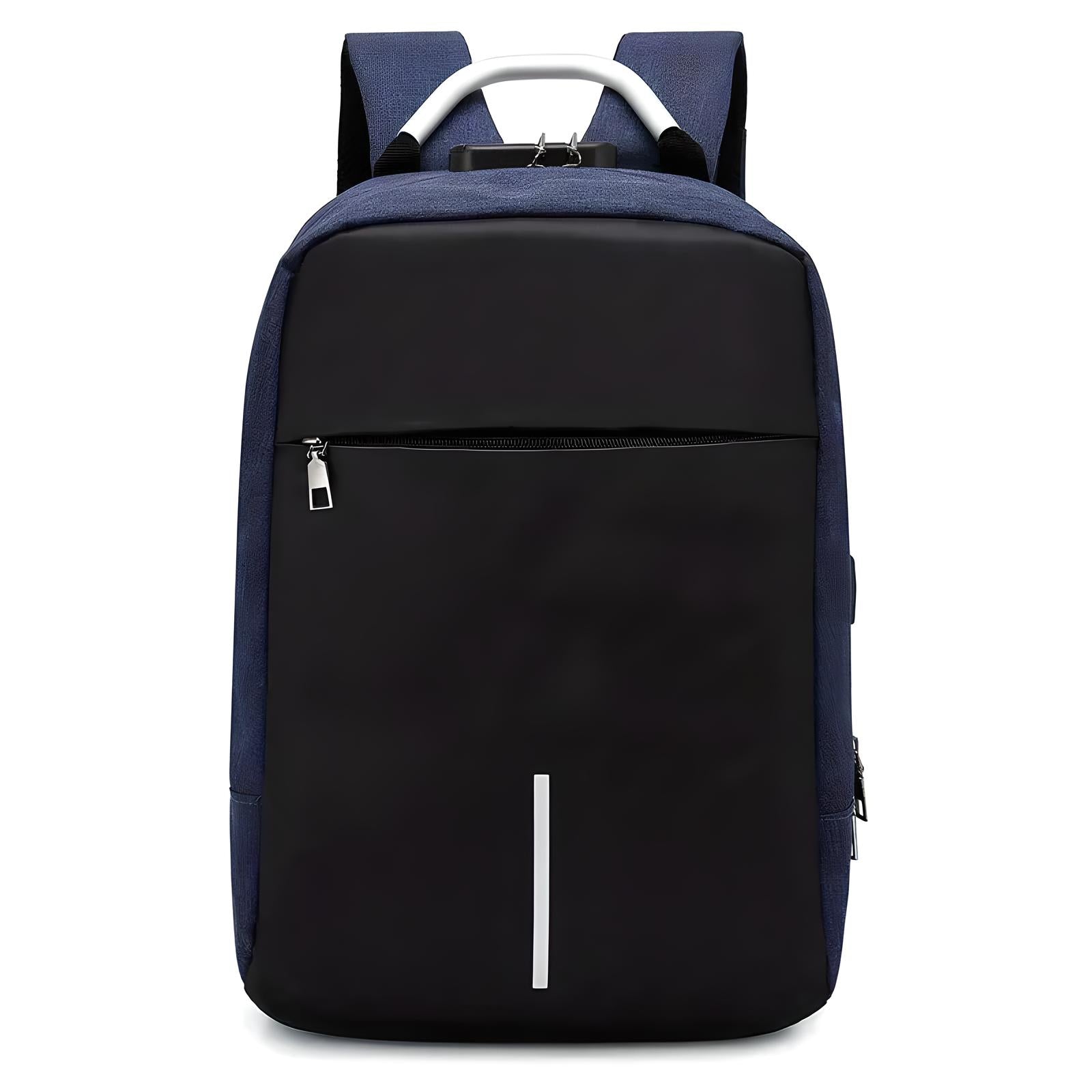 Moderne polstret unisex reise ryggsekk | Glidelås