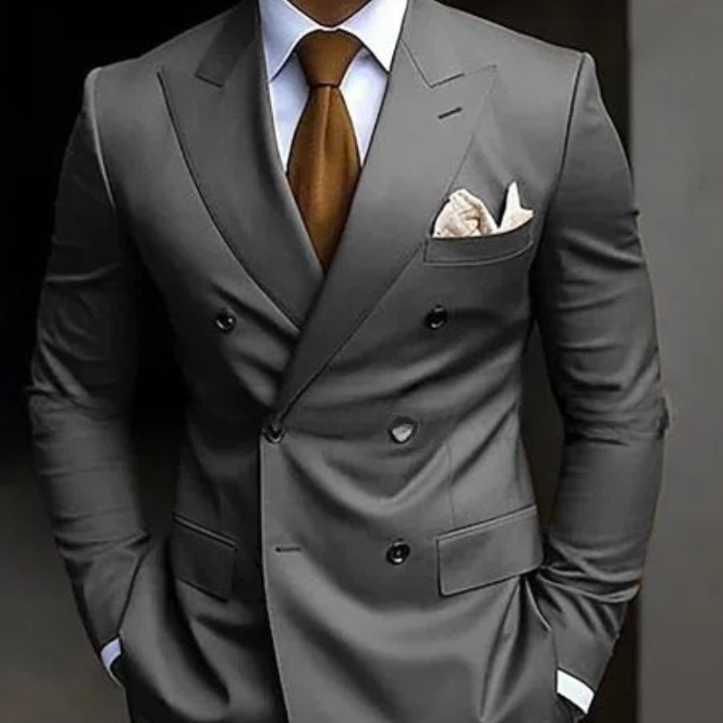 Herren To-rekke Formell Bryllupsgjest Dress Sett | To-delt Sett