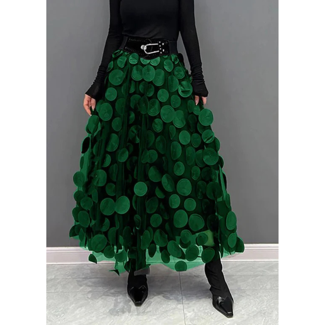 Damen A-Linje Midi Skjørt | Elegant
