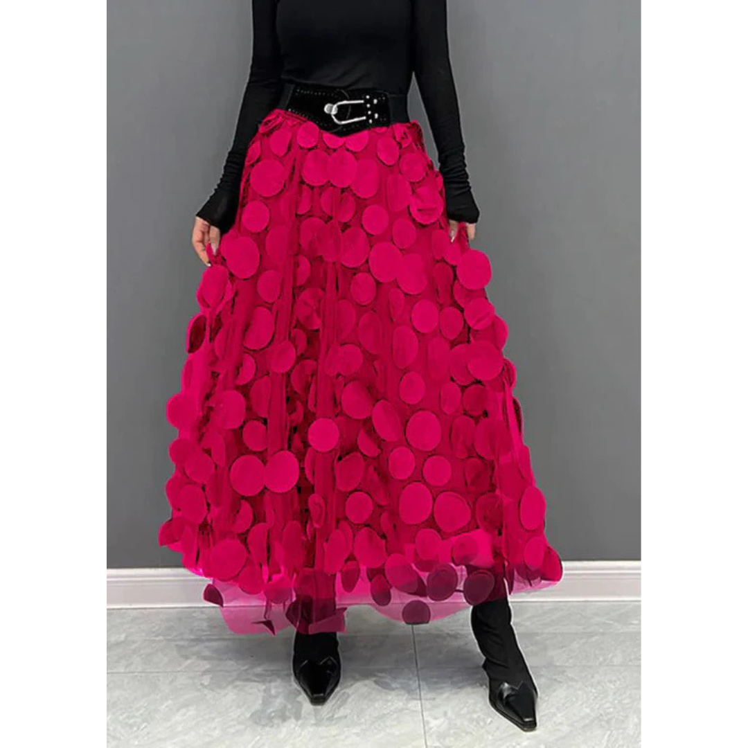 Damen A-Linje Midi Skjørt | Elegant