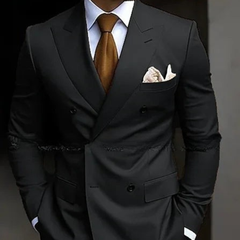 Herren To-rekke Formell Bryllupsgjest Dress Sett | To-delt Sett