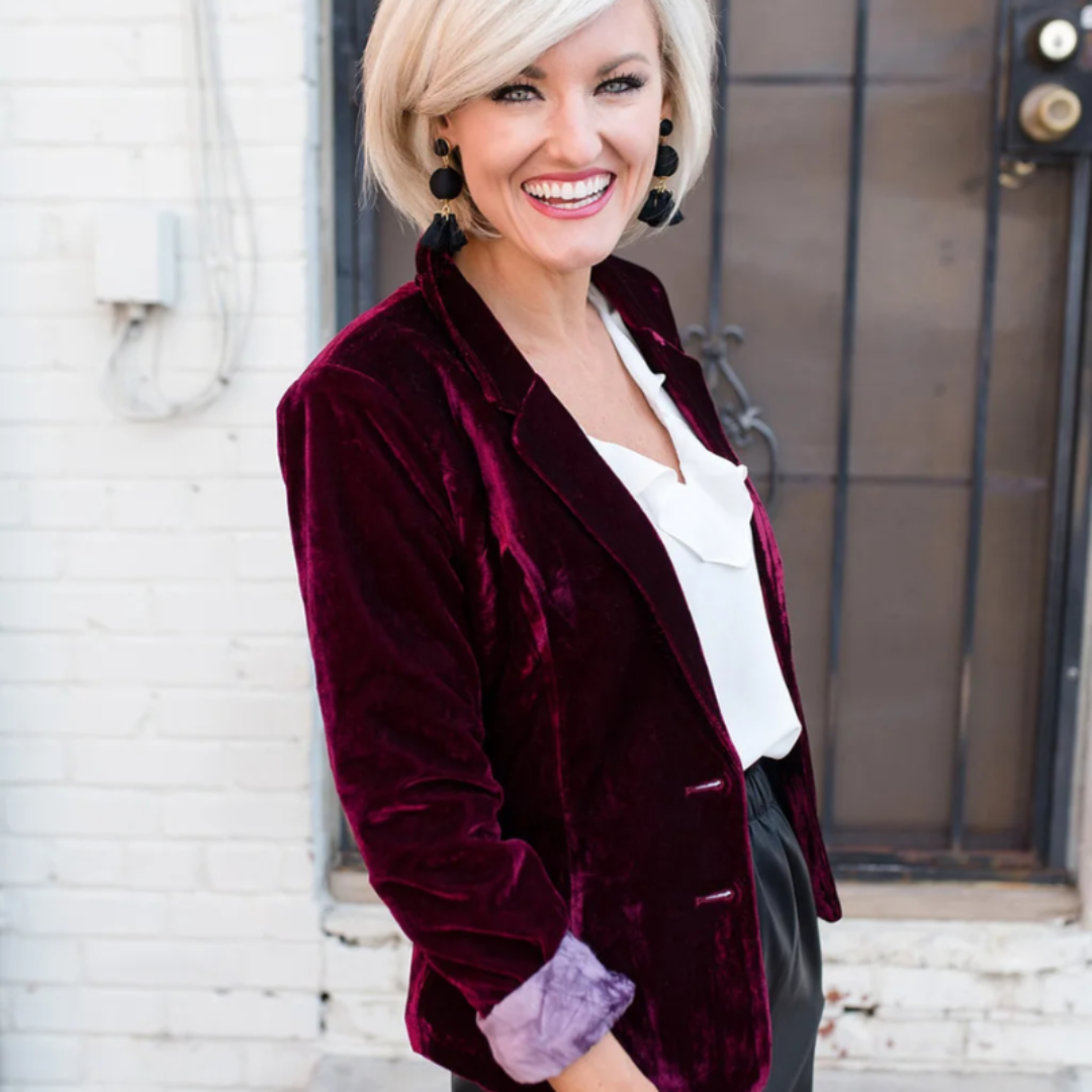 Damen Elegant Varm Blazer | Vinter