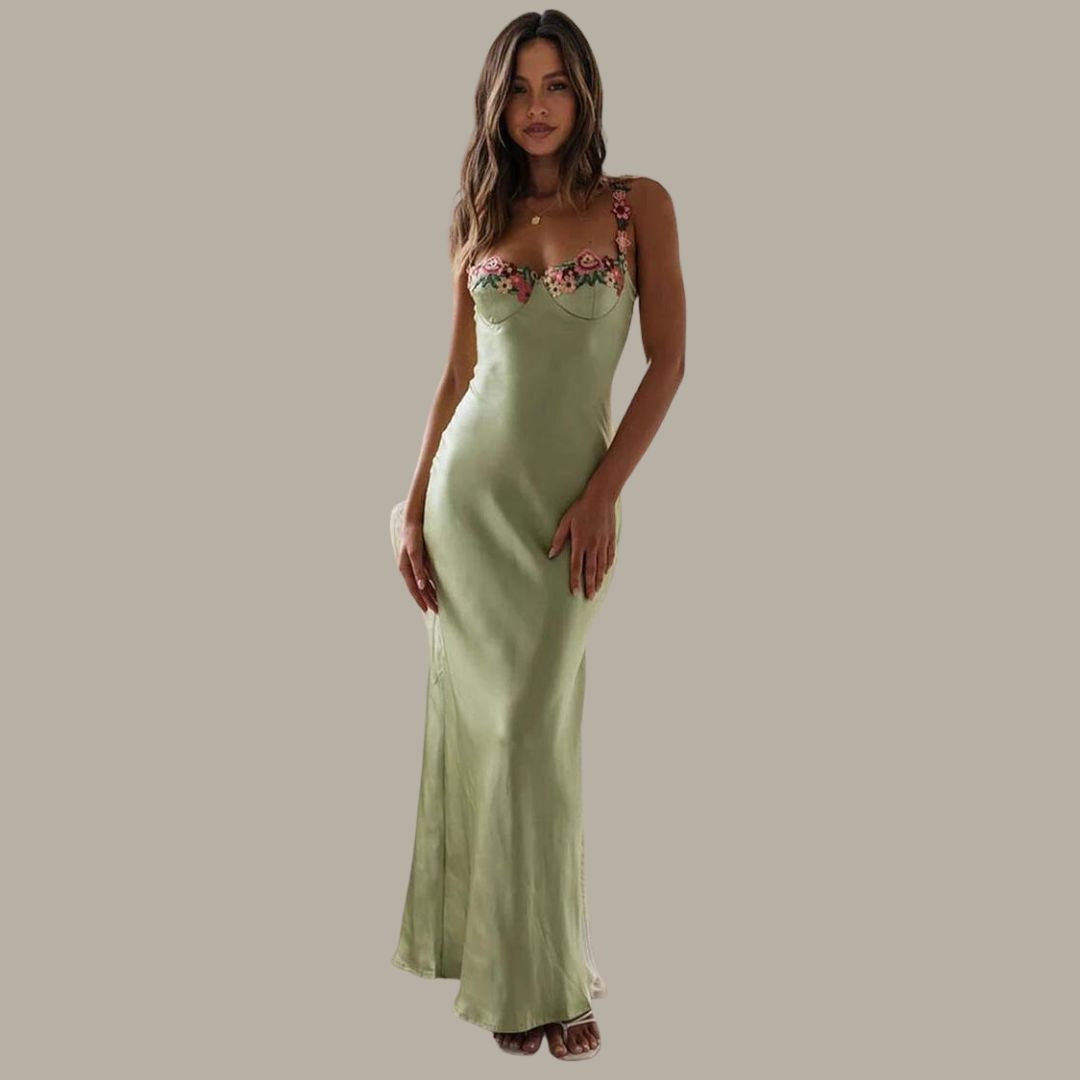 Anji | Elegant Maxi-Kjole for Damer