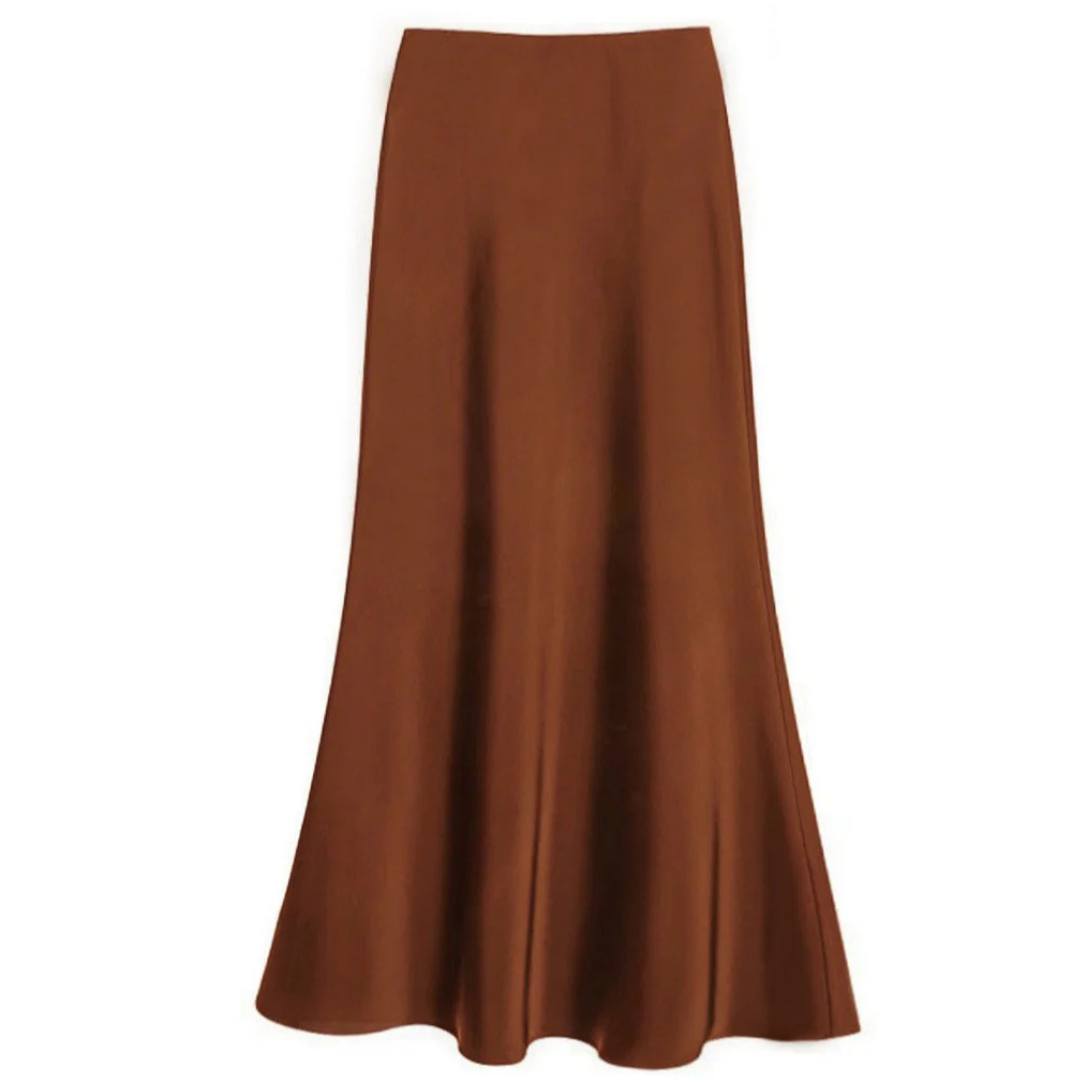 Damen Elegant A-Linje Skjørt | Høy Midje