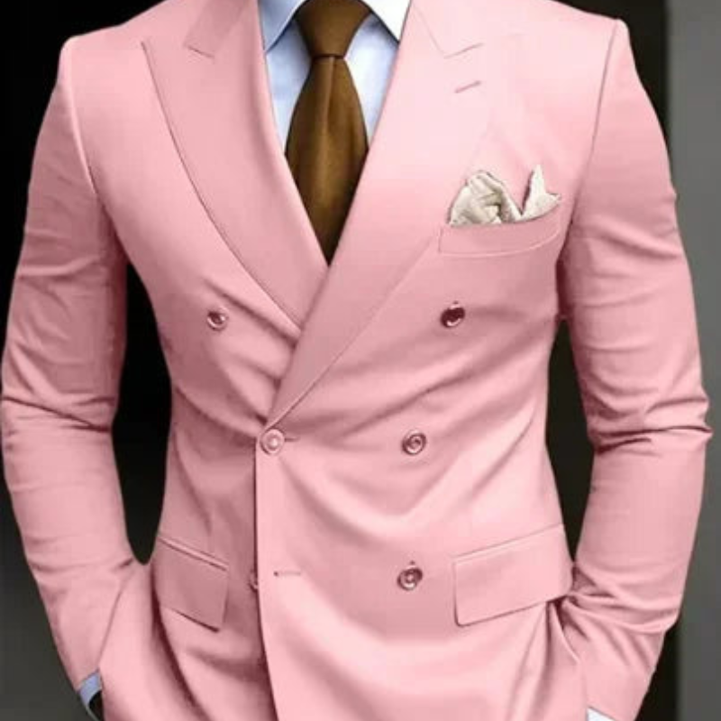 Herren To-rekke Formell Bryllupsgjest Dress Sett | To-delt Sett