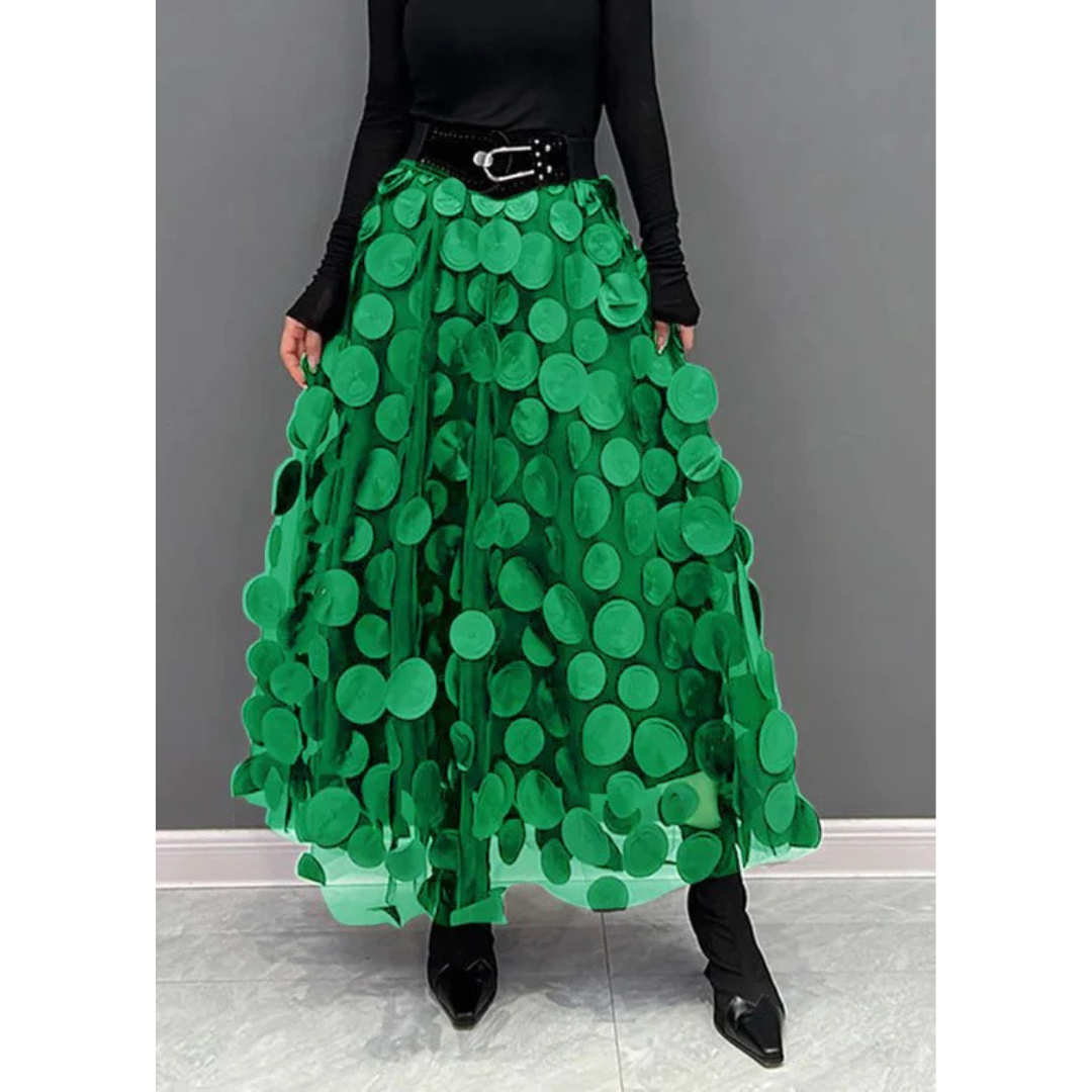 Damen A-Linje Midi Skjørt | Elegant