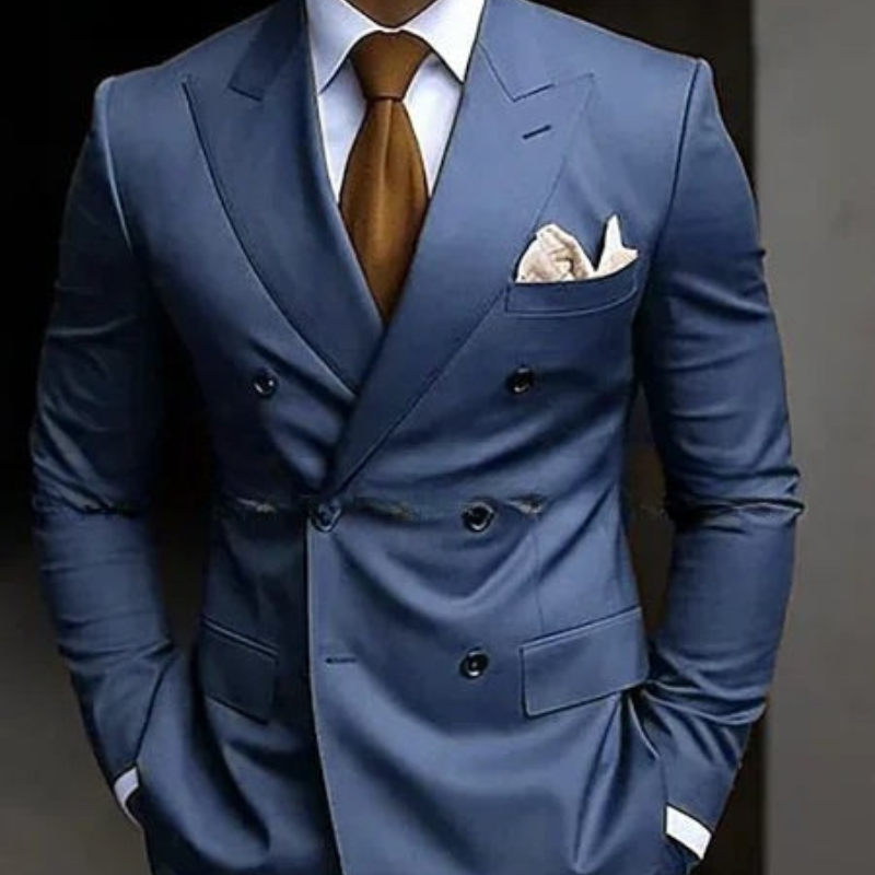 Herren To-rekke Formell Bryllupsgjest Dress Sett | To-delt Sett