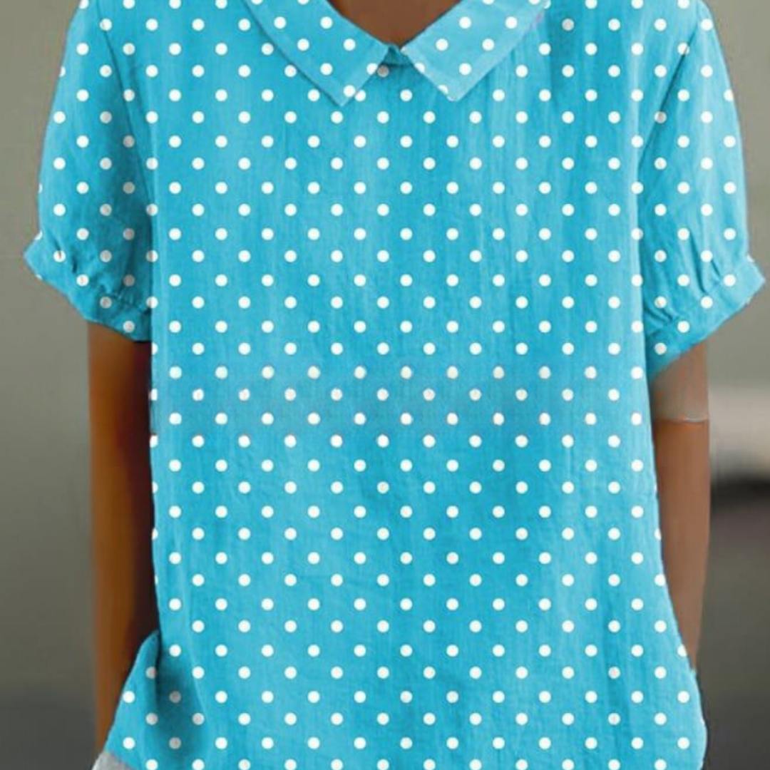 Damen Elegant Blomsterbluse | Sommer