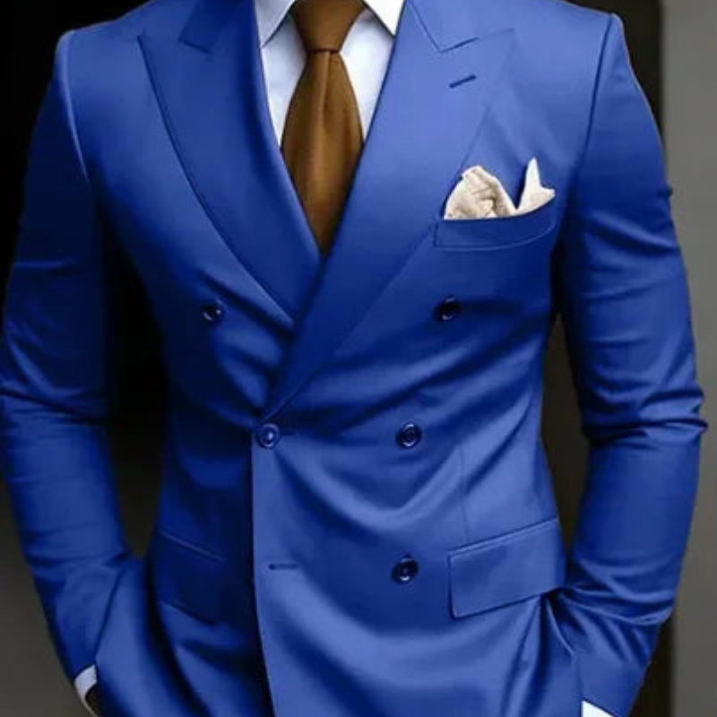 Herren To-rekke Formell Bryllupsgjest Dress Sett | To-delt Sett